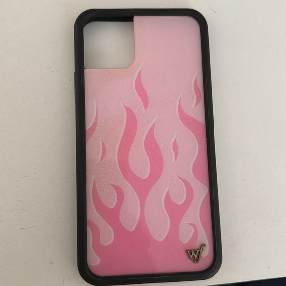 Wildflower Phone Case- iPhone 11 Pro Max Case Limited Edition Pink Flames Used - Picture 5 of 9